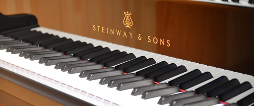 スタインウェイ＆サンズ社製のピアノ、天然の木を基調とした良質な音が響き渡るコンサートホールです